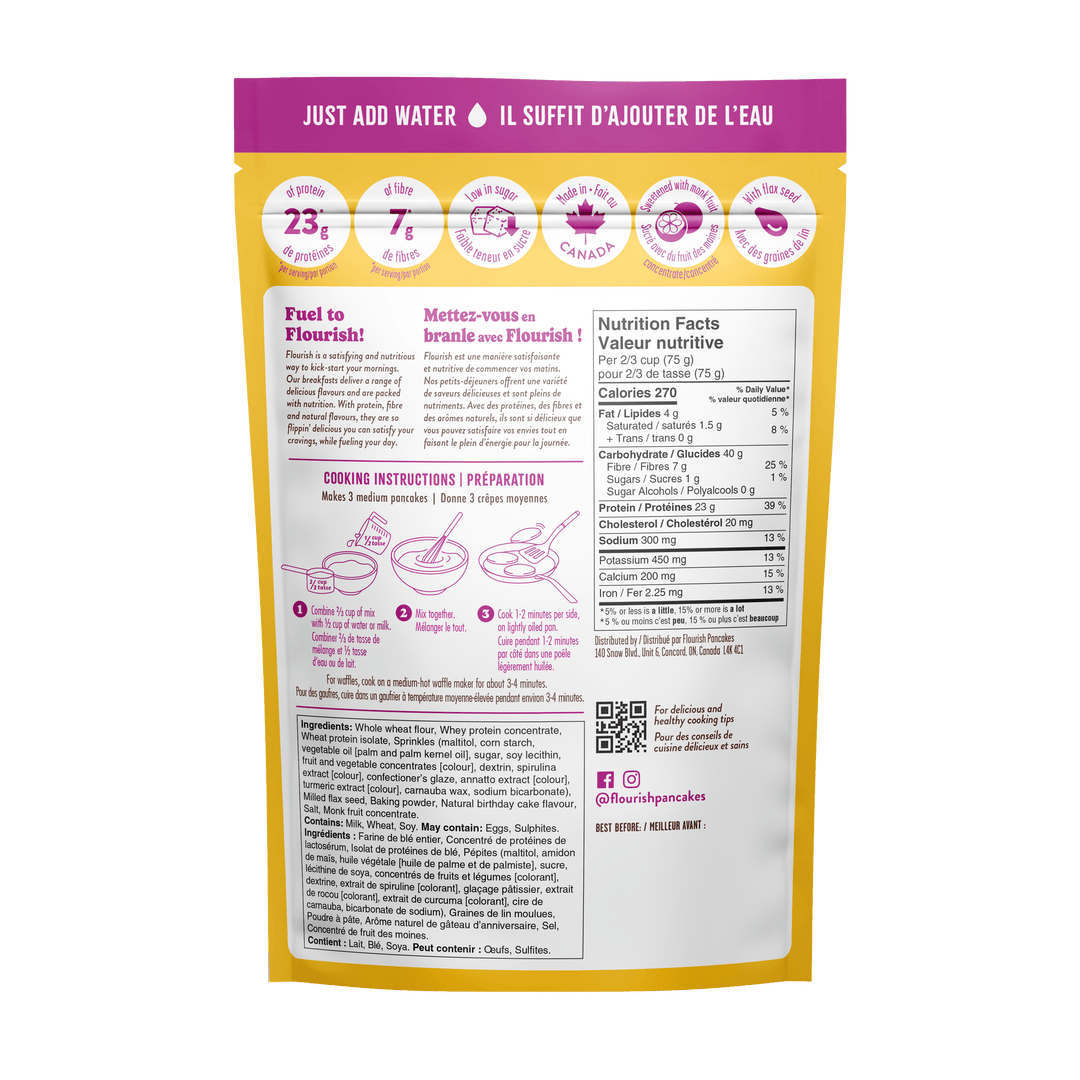 Flourish - Healthy Protein Pancake Mix - 430g