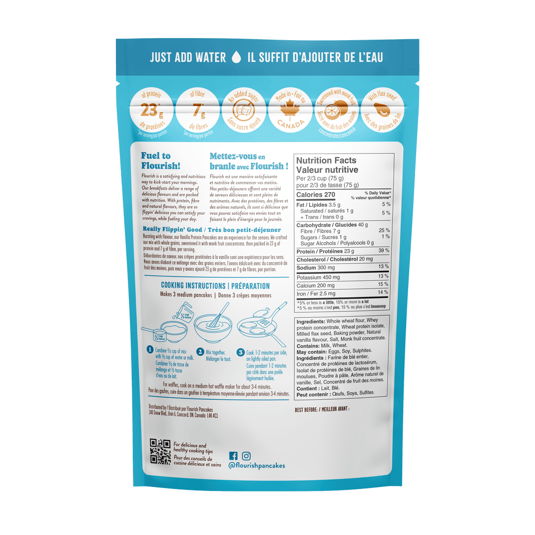 Flourish - Healthy Protein Pancake Mix - 430g