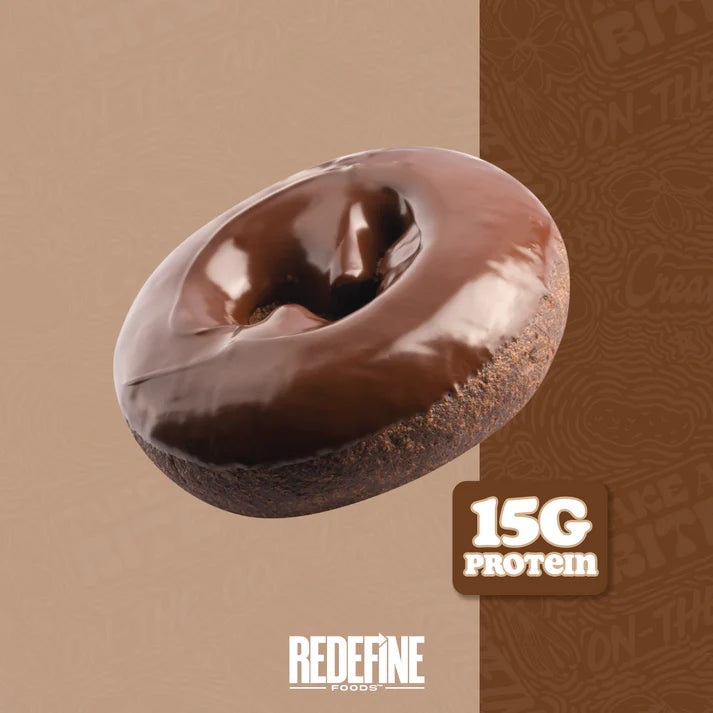 Redefine Foods Protein Donut – Single Unit (15g Protein, Low Sugar Snack)