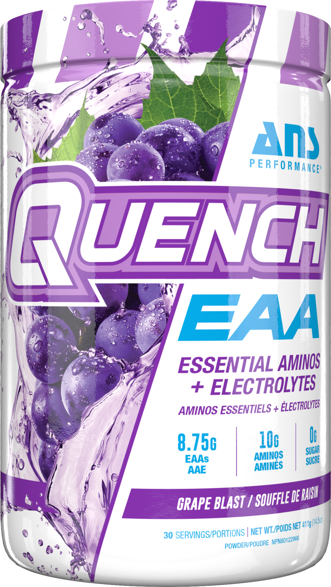 Ans Performance - Quench EAA Essentiel Amino Acid + Electrolytes - 30 serving