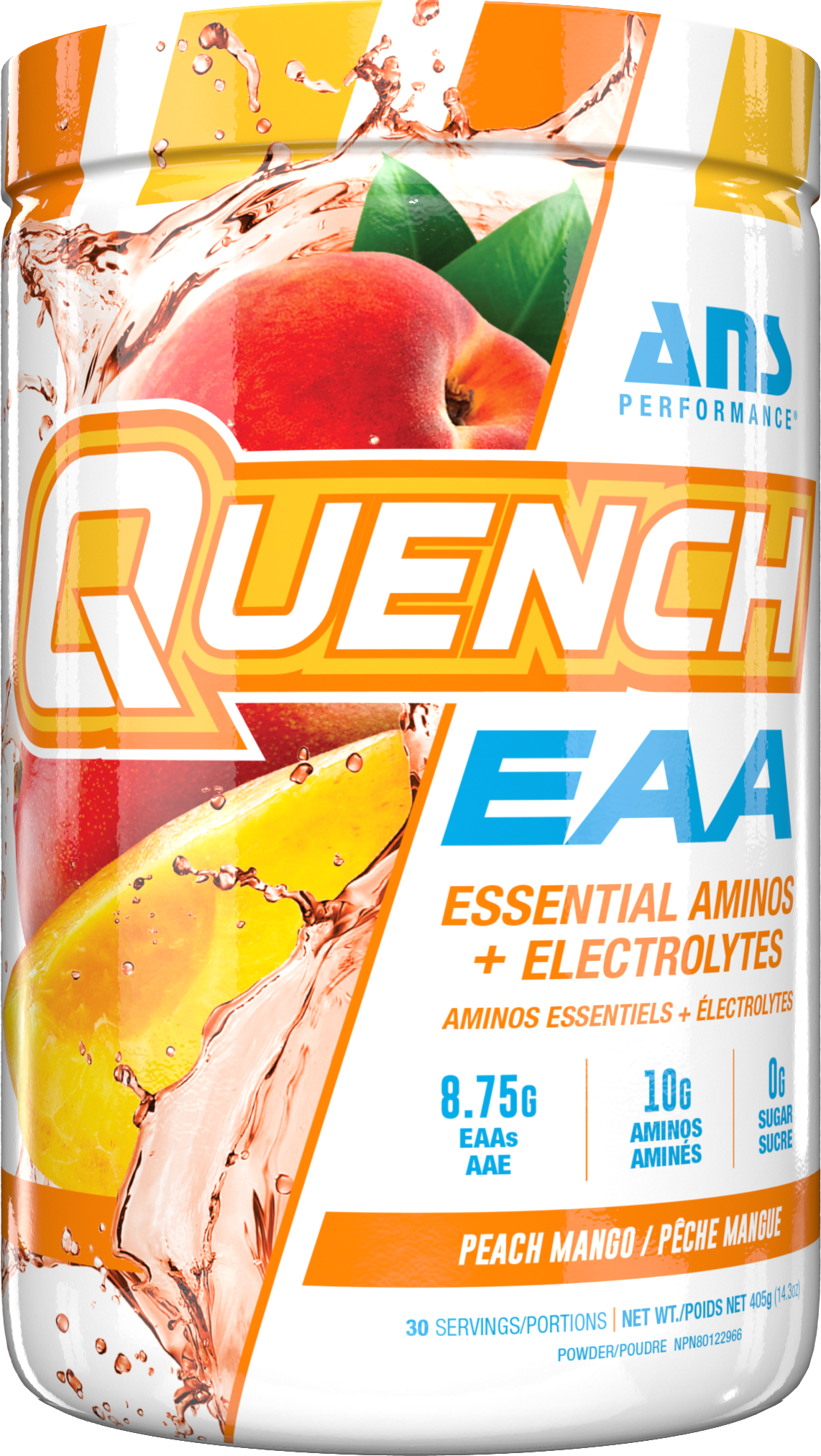 Ans Performance - Quench EAA Essentiel Amino Acid + Electrolytes - 30 serving