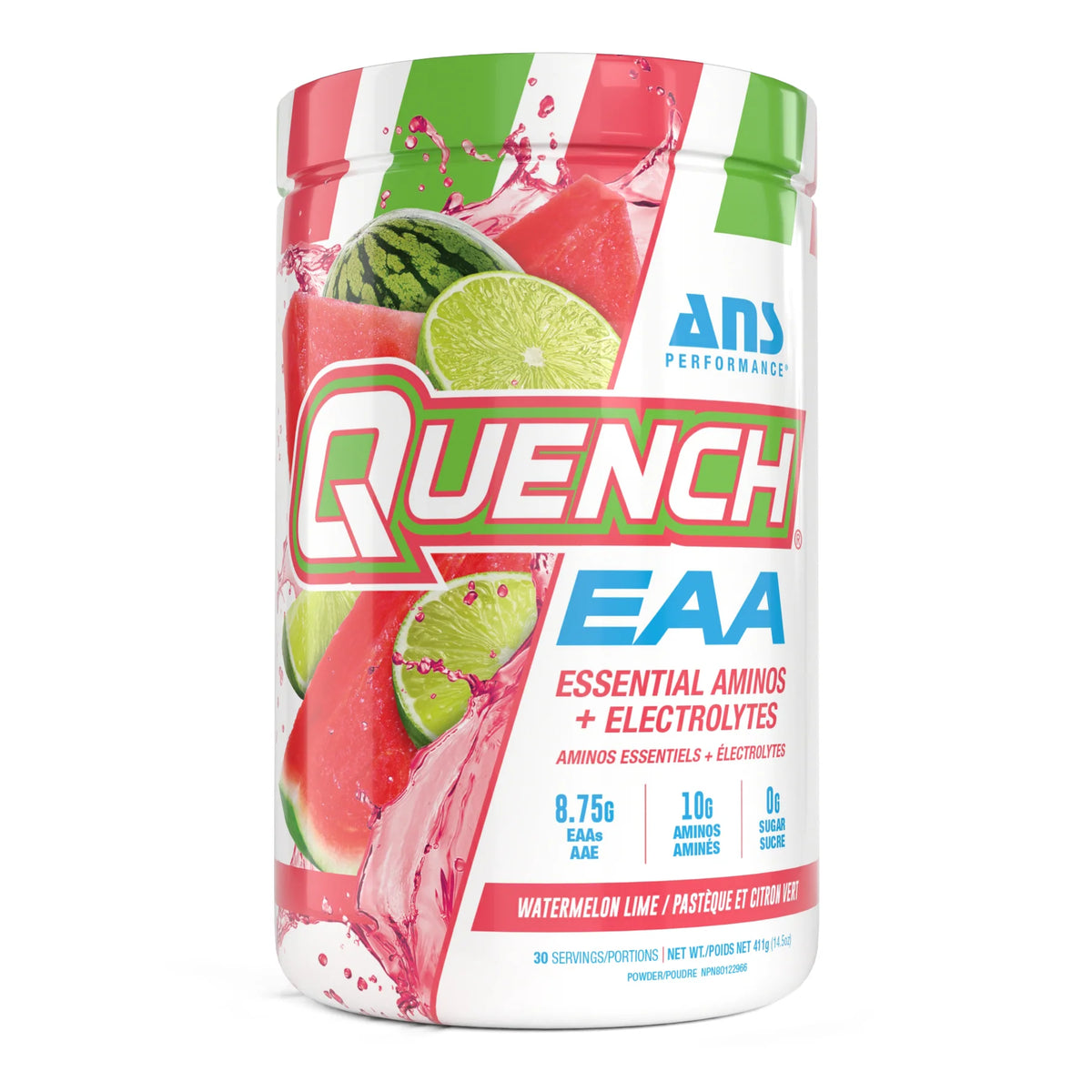 Ans Performance - Quench EAA Acides aminés essentiels + Électrolytes - 30 portions