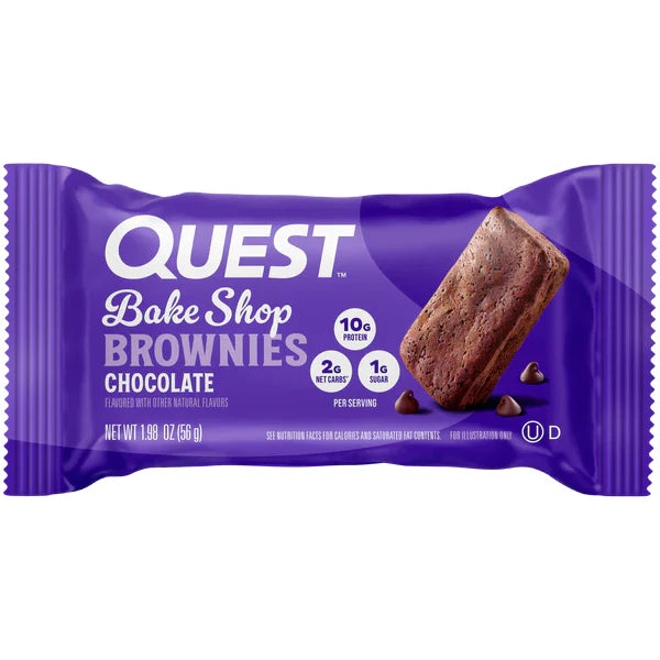 Quest Nutrition - Brownie protéiné au chocolat Bake Shop - 56 g