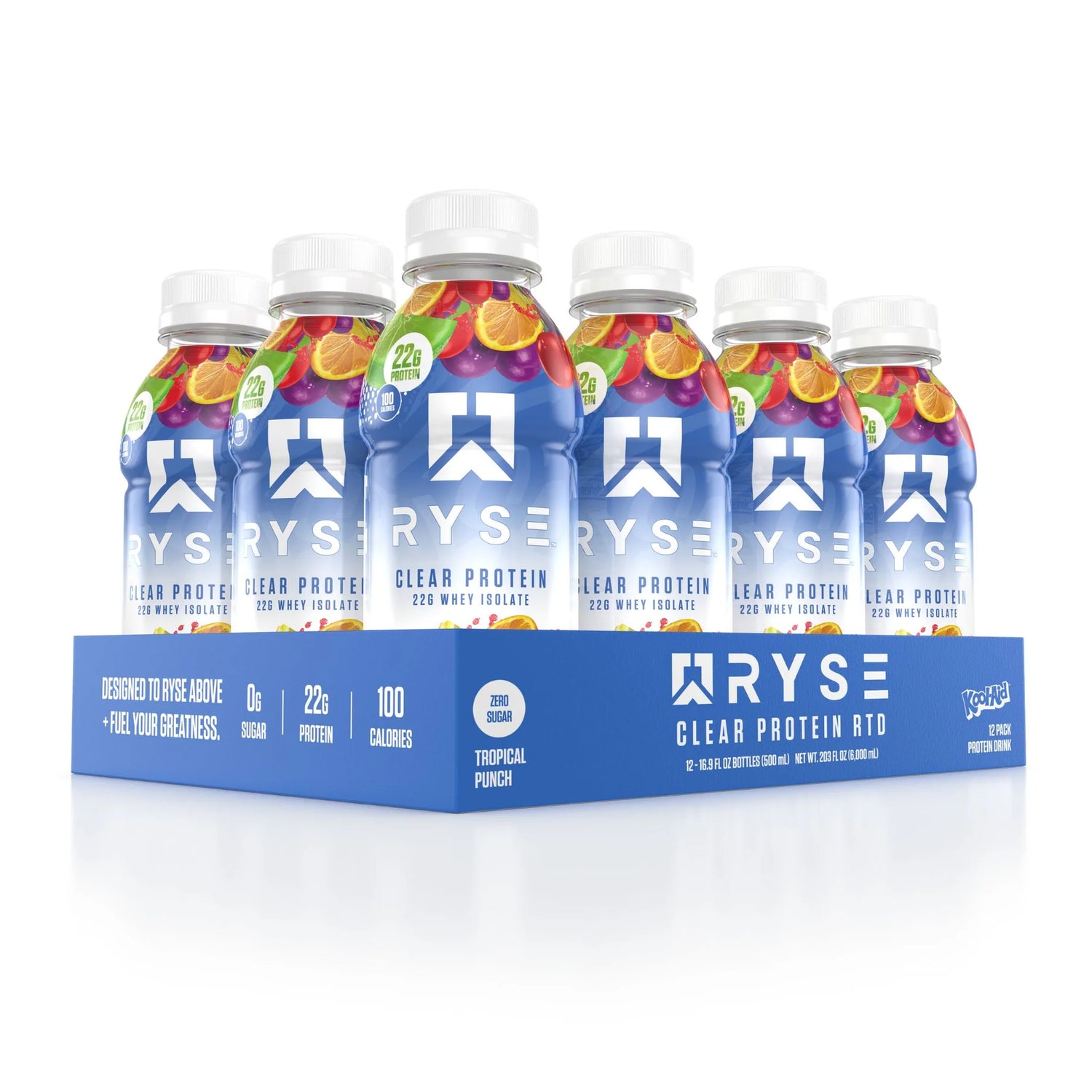 RYSE - Clear Protein Drink - 12 Pack