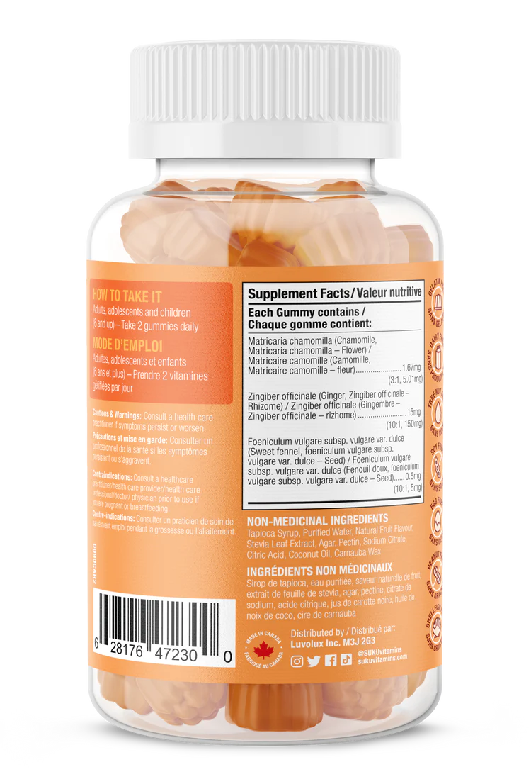 SUKU Vitamins - DeBloat - 60 Gummies