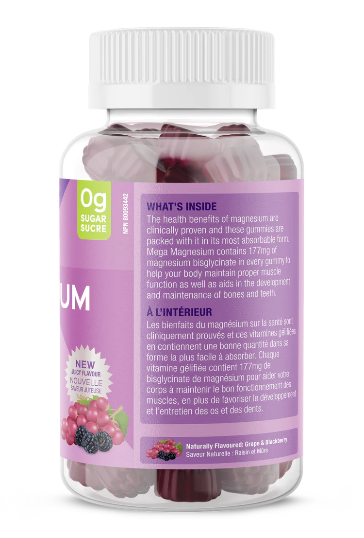 Vitamines SUKU - Méga Magnésium - 60 Gummies