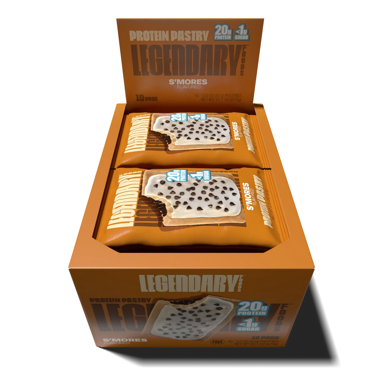 Legendary Foods - Pâtisseries protéinées savoureuses - Boîte de 10