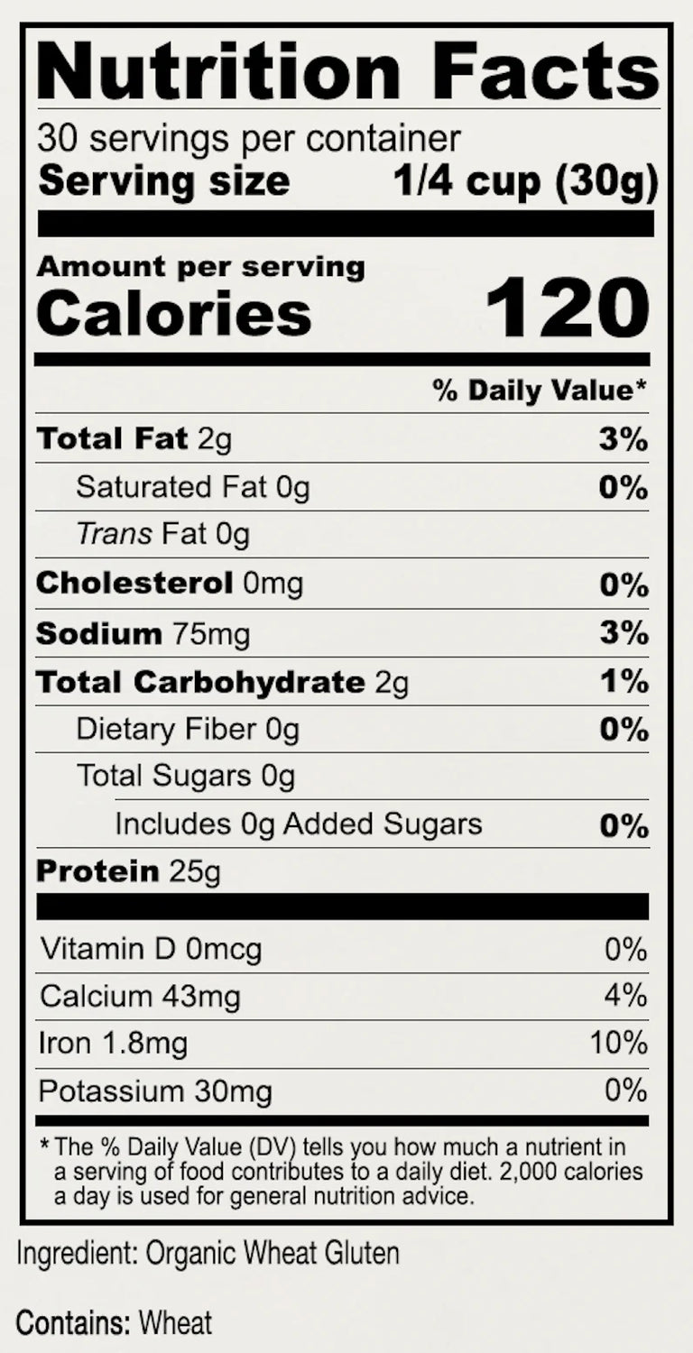 Anthony's Good - Premium Vital Wheat Gluten - 4lb