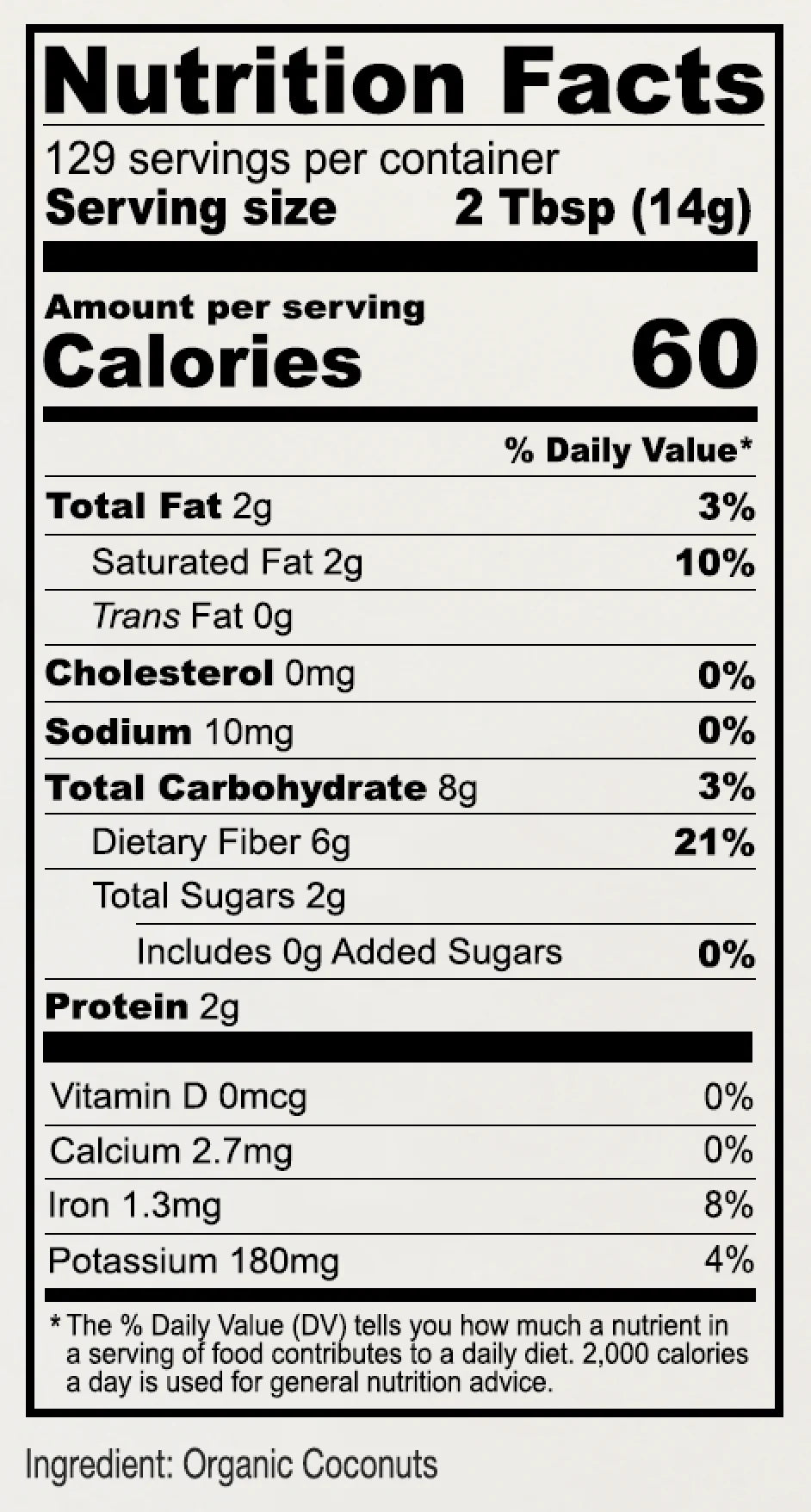 Anthony's Good - Farine de noix de coco biologique - 1,8 kg
