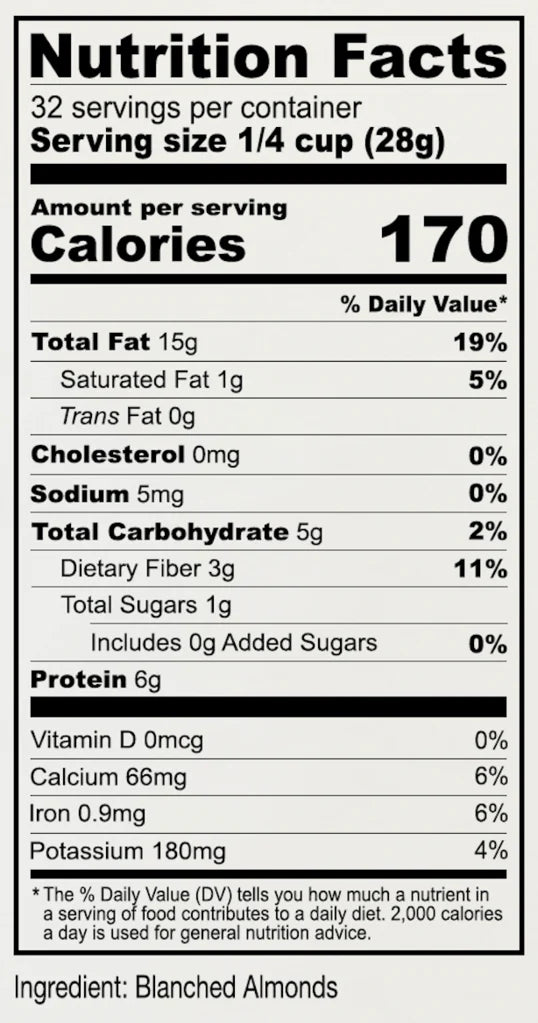 Anthony's Good - Farine d'amandes blanchies de qualité supérieure - 900 g