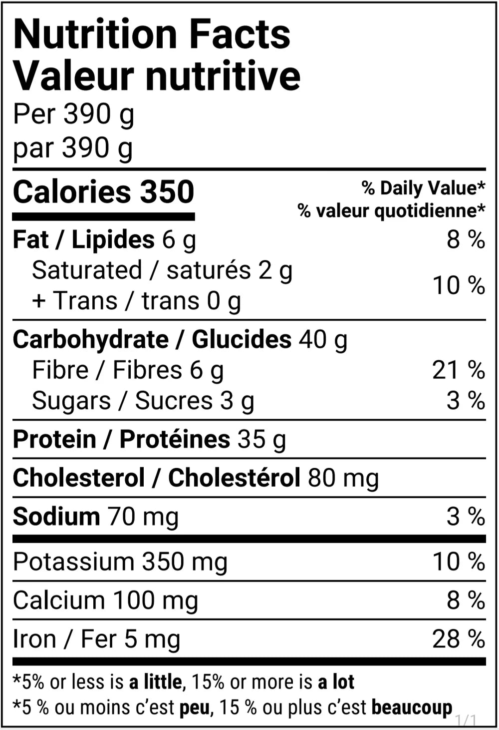 Menu Hulk - Bœuf classique - 390 g