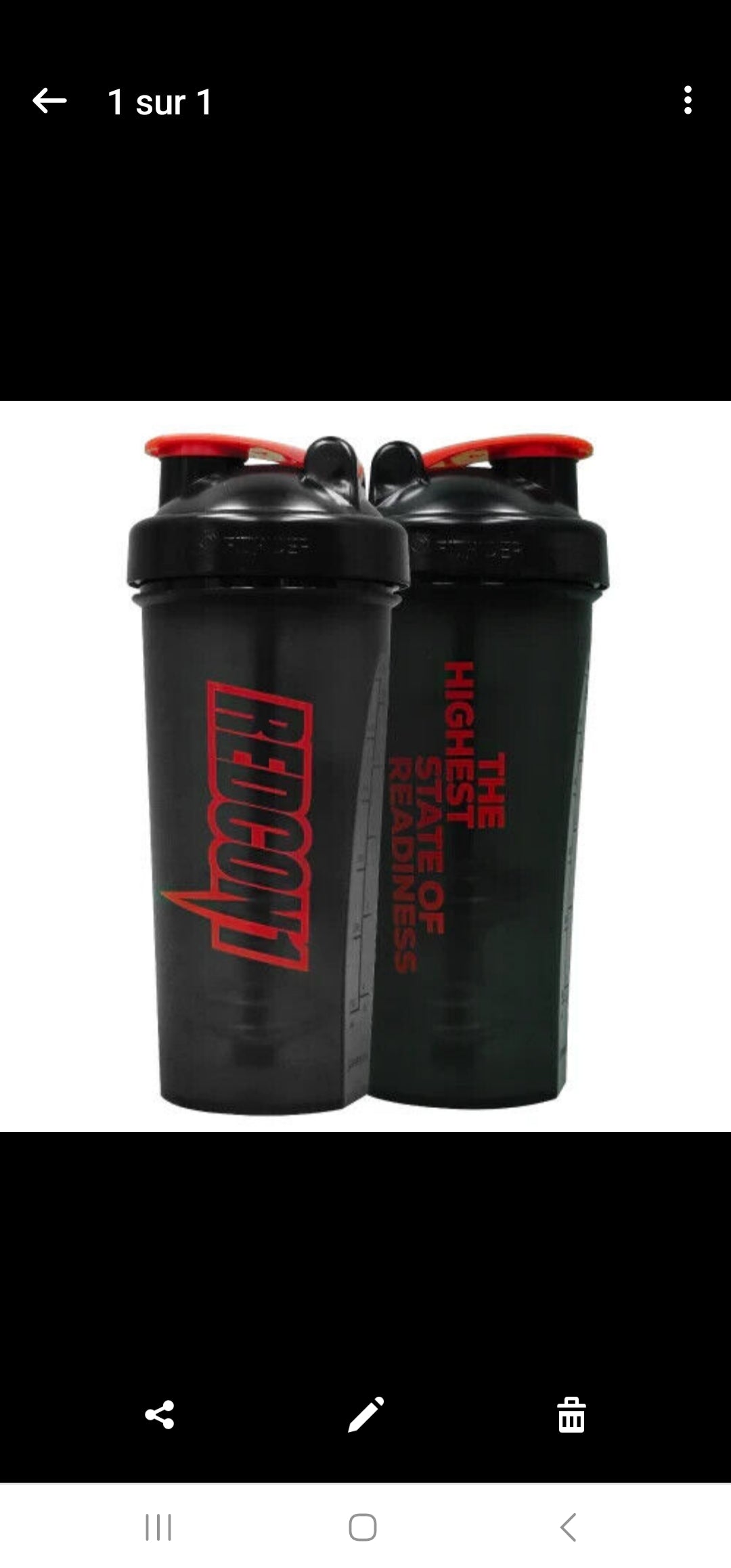 Redcon1 - Shaker 20oz Black