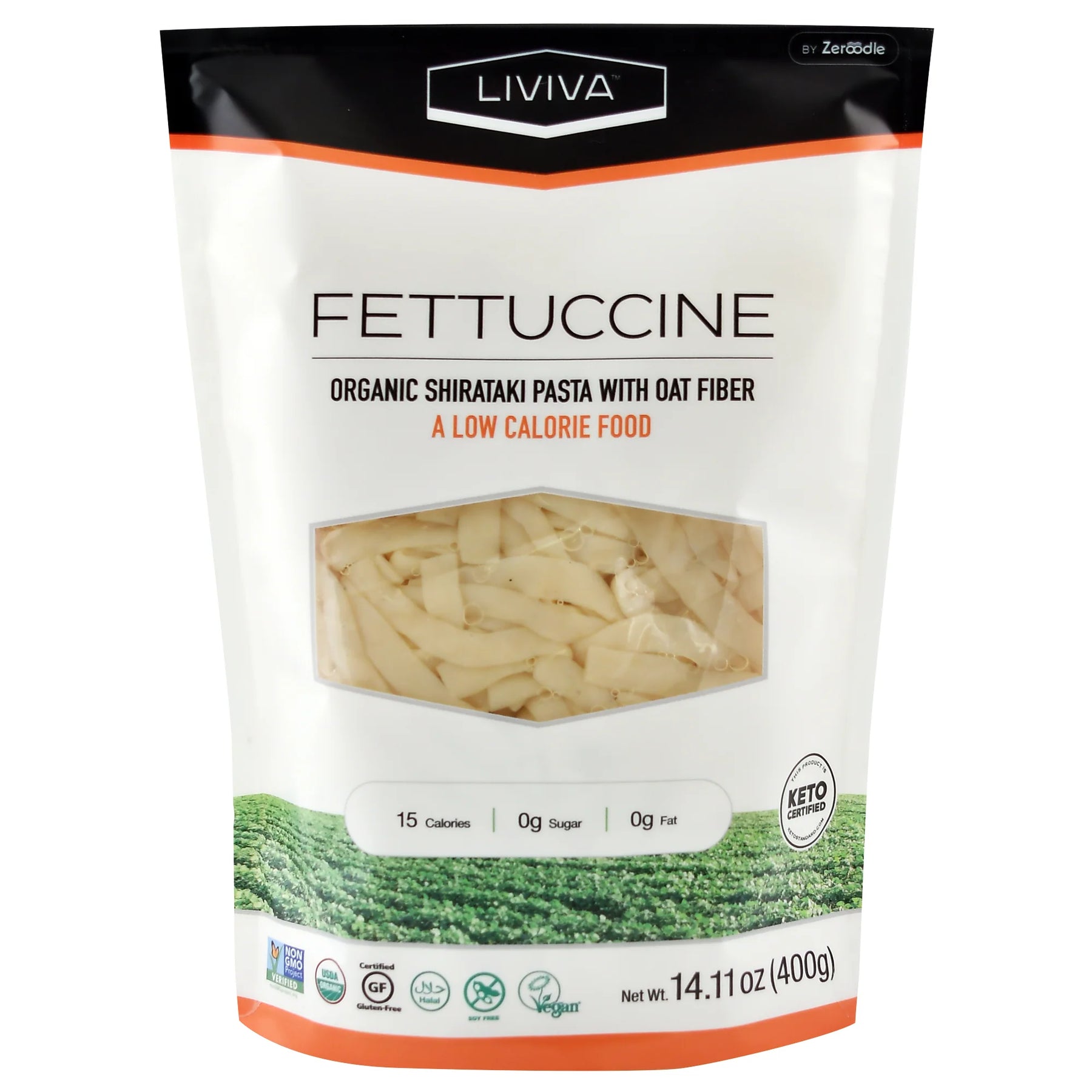 Liviva - Organic Shirataki Fettucine with Oat Fiber - 400g