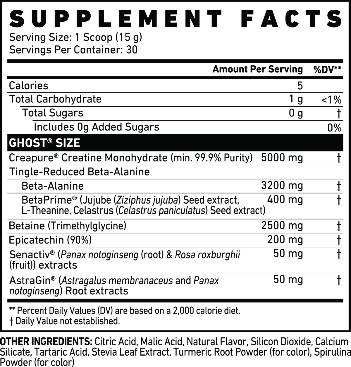 Ghost - Size V2 Creatine Muscle Builder - 30 serving