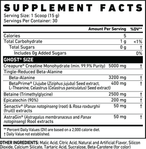 Ghost - Size V2 Creatine Muscle Builder  - 30 serving