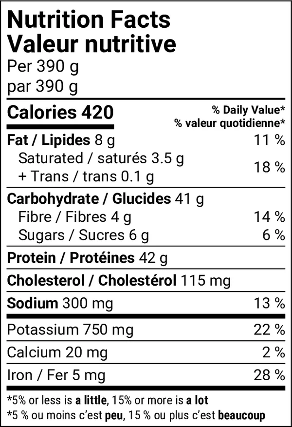Repas Hulk - Style Teriyaki - 420 g