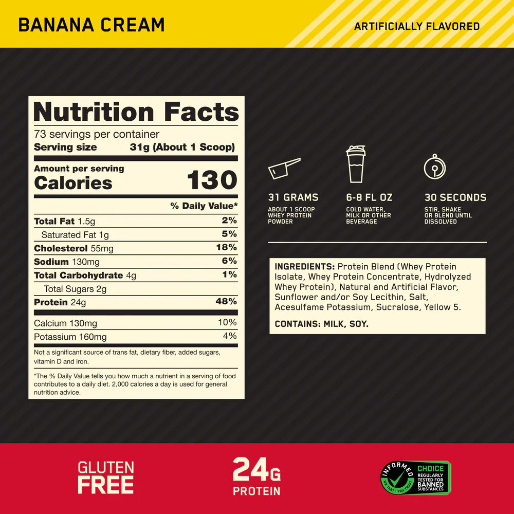 Optimum Nutrition 100% Whey Gold Standard 5lbs