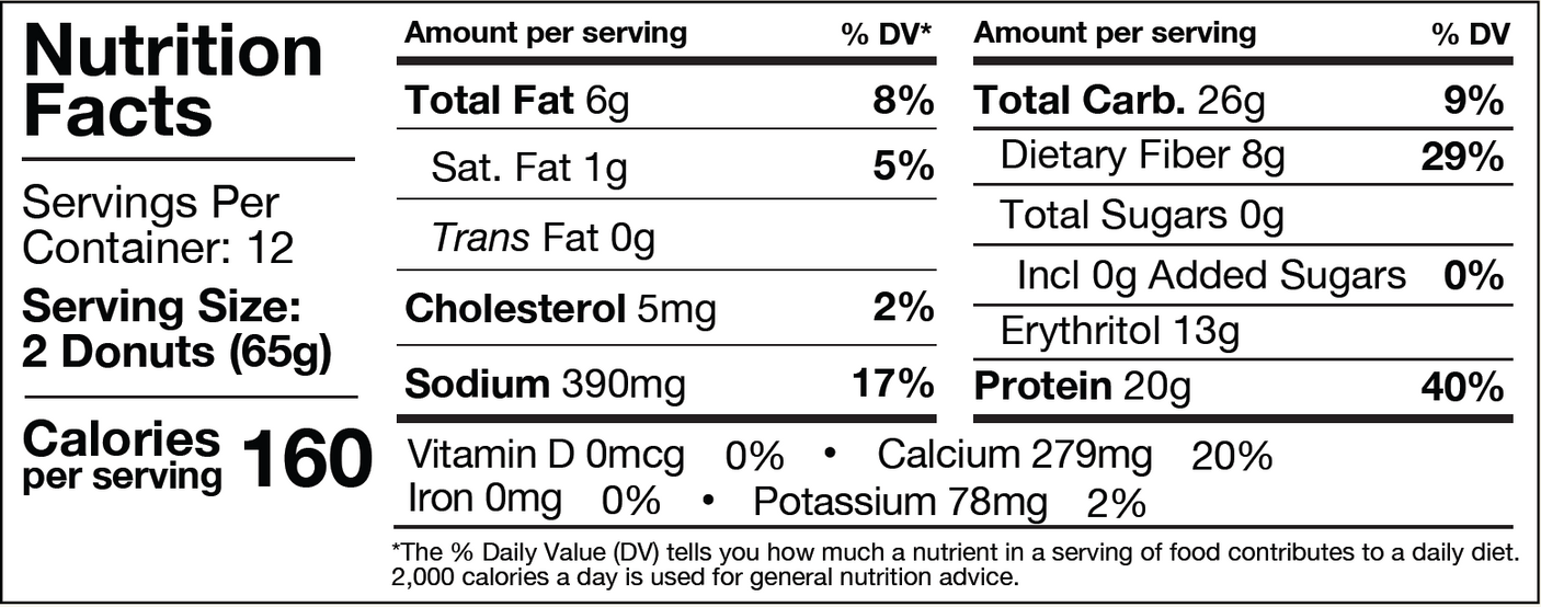 Legendary Foods - Protein Donuts - 65g