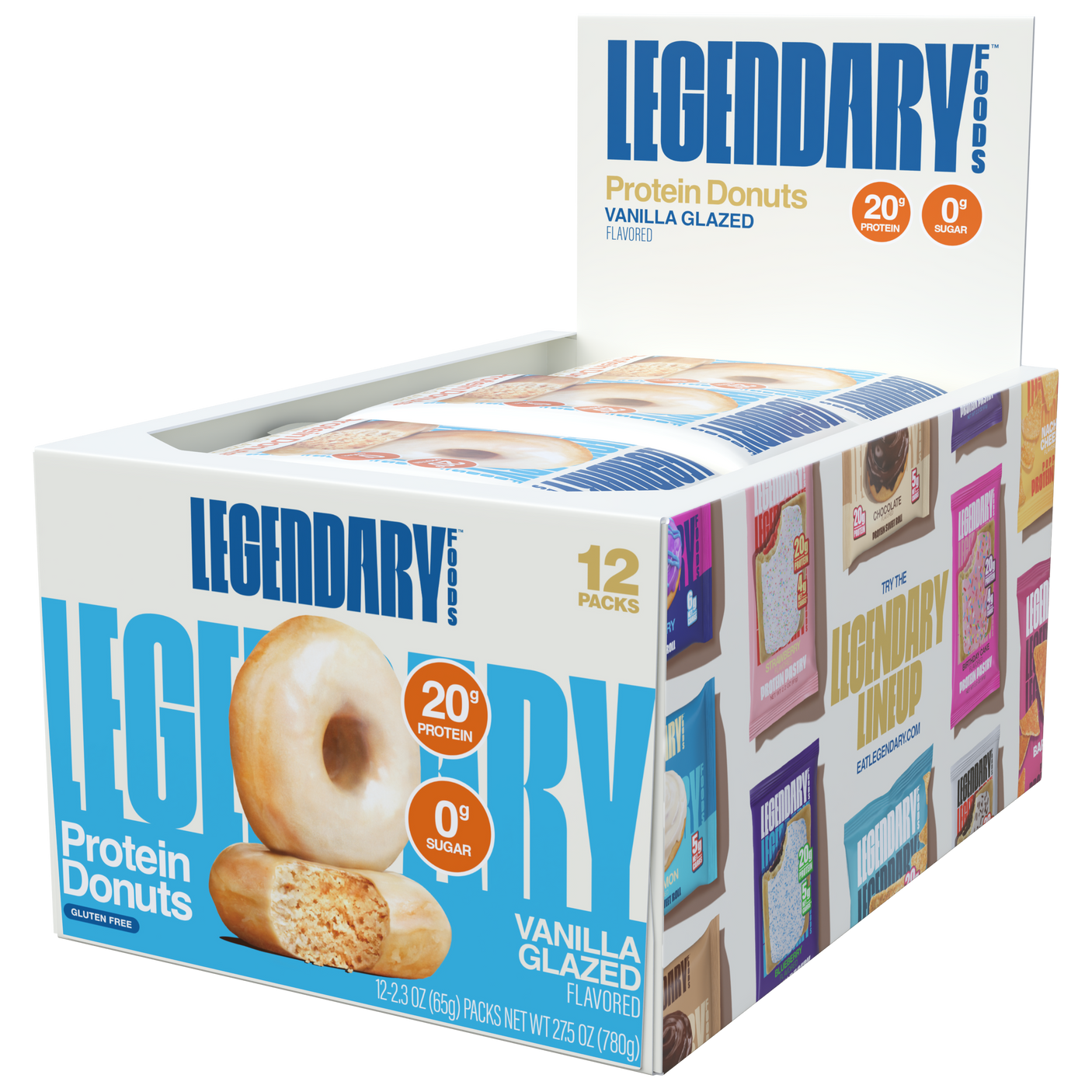 Legendary Foods - Protein Donuts - 12 X 65g