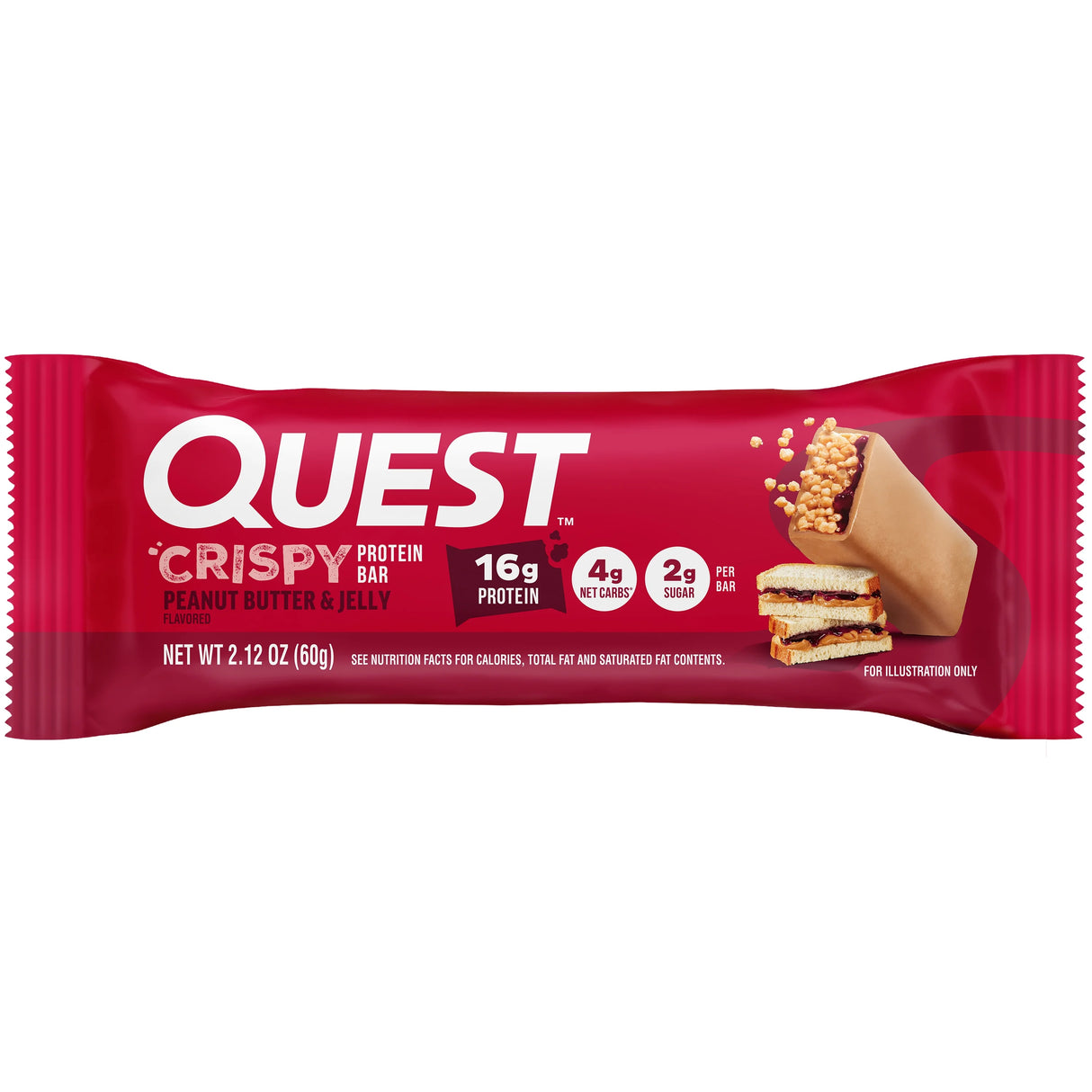 Quest Nutrition - Barre protéinée Crispy Hero - 50 g