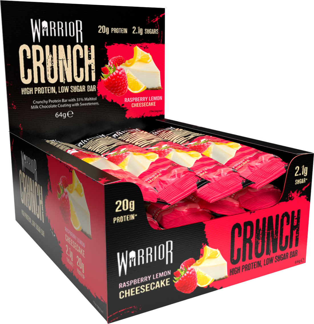 Warrior Crunch - Protein Bar 64g - Box 12