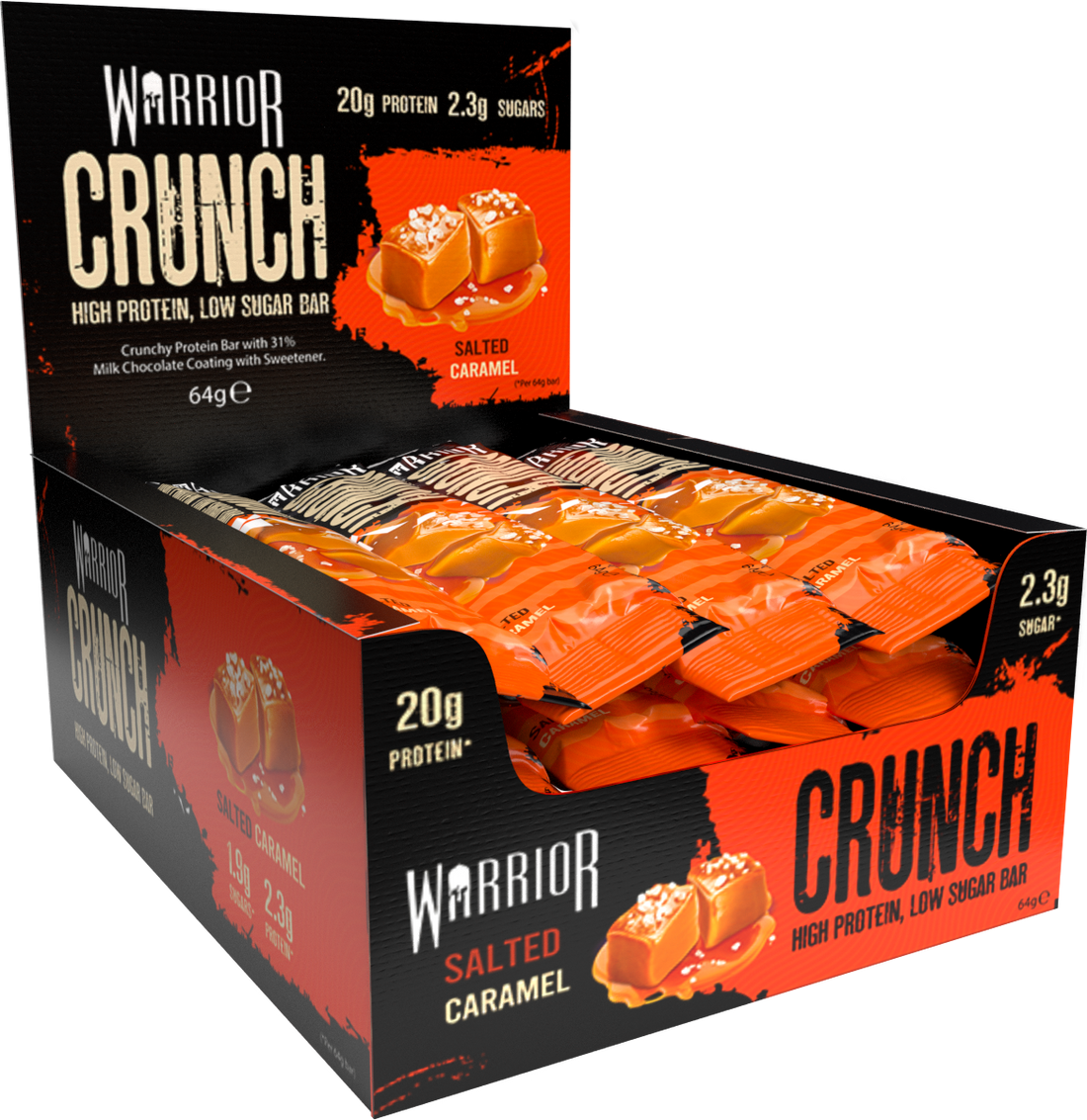 Warrior Crunch - Protein Bar 64g - Box 12