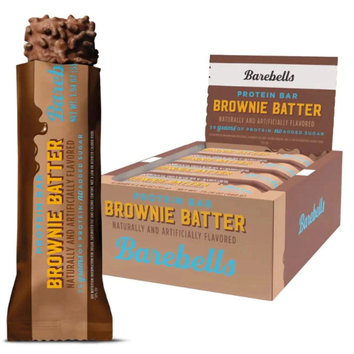 Barebells - High Protein No Sugar Added Bar - Box 12