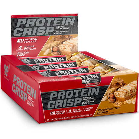 BSN Protein Crisp Bars - 12 x 55 Grams