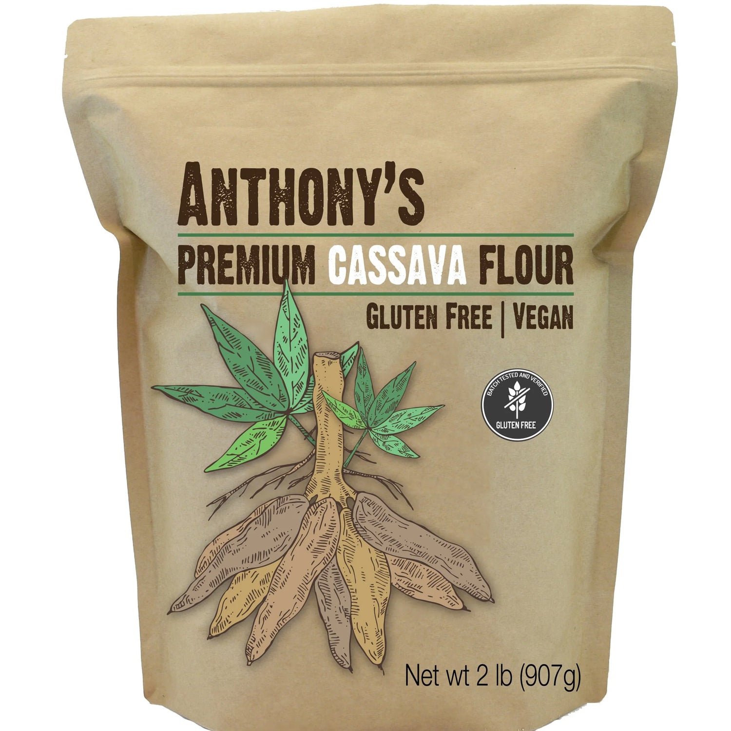 Anthony's Good - Premium Gluten Free Casava Flour - 2lb