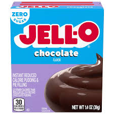 Jell-O Zero Sugar Instant Pudding & Pie Filling – Reduced Calorie Dessert Mix (1oz)