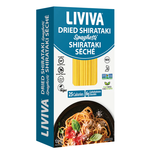 Liviva - Low Carb Keto Pasta High Protein Shirataki Spaghetti - 120g