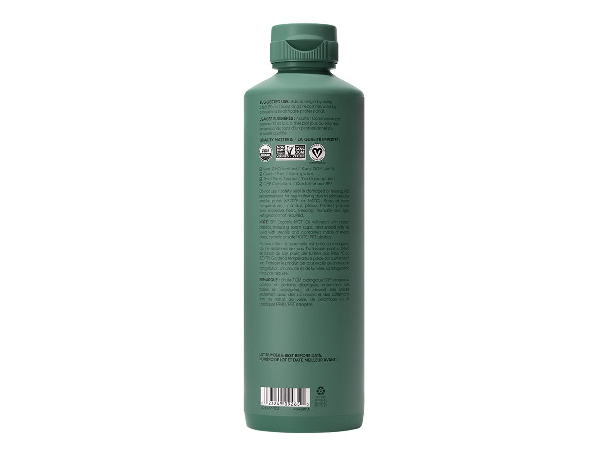 Sports Research - Organic MCT Oil C8 - 414ml