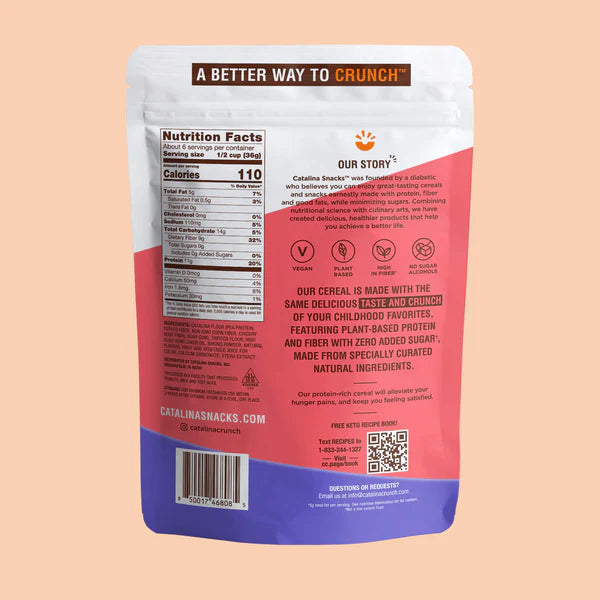 Catalina Crunch - Keto Friendly Cereal - 255g
