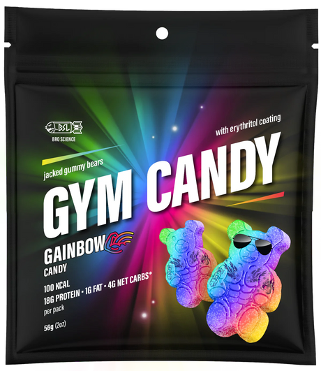 Gain Gummies - Gym Candy Protein Bears - 2oz