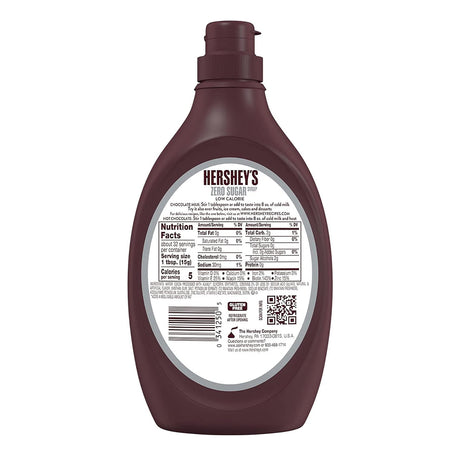 Hershey's - Zero Sugar Chocolate Syrup - 496g