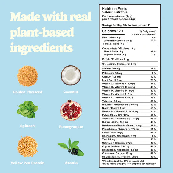 Good Protein - Mélange de protéines végétales tout-en-un à base de superaliments - 440 g
