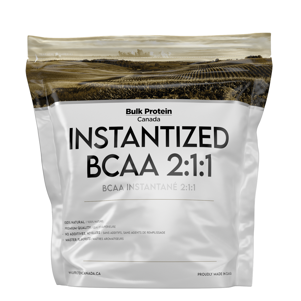 Bulk Protein Canada - BCAA 2:1:1 (Pure Branched-Chain Amino Acids) - 100% Premium Canadian Powder