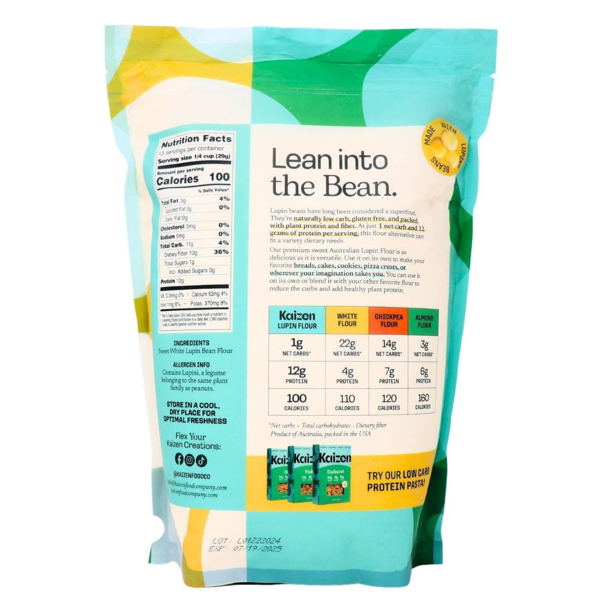 Kaizen - Keto High Protein Lupin Flour - 2lb