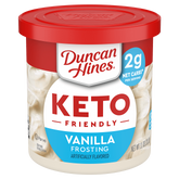 Duncan Hines - Keto-Friendly Vanilla Flavored Frosting - 11oz