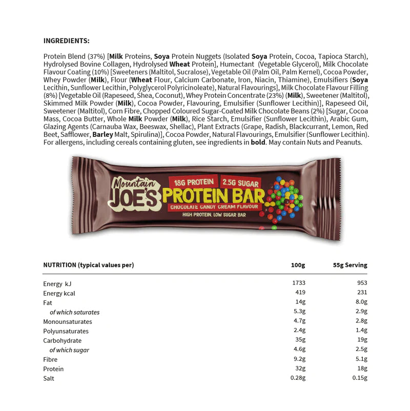 Mountain Joe's - High Protein Bar - 55g