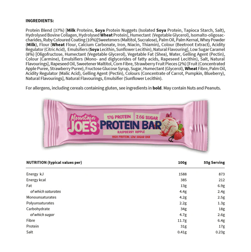 Mountain Joe's - High Protein Bar - 55g
