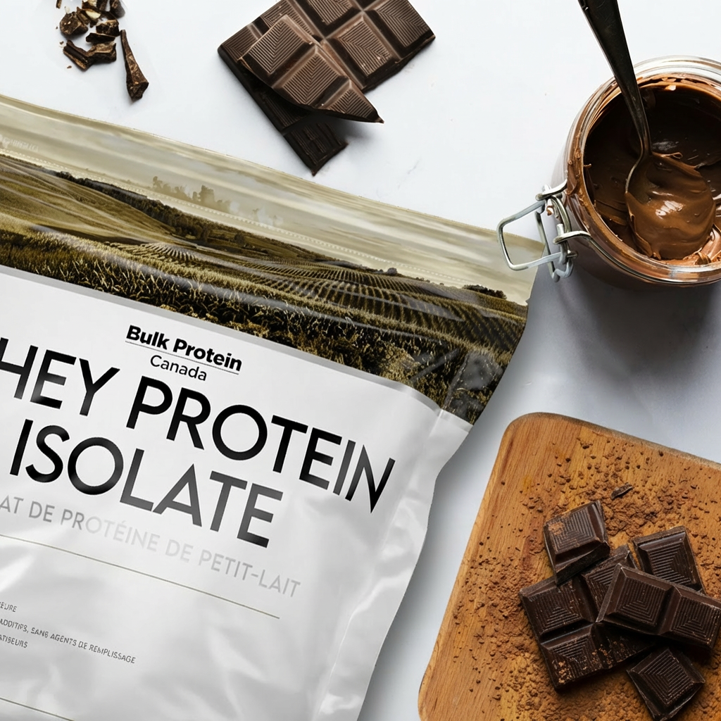 Bulk Protein Canada - Protéine de lactosérum isolée - Poudre canadienne 100 % premium