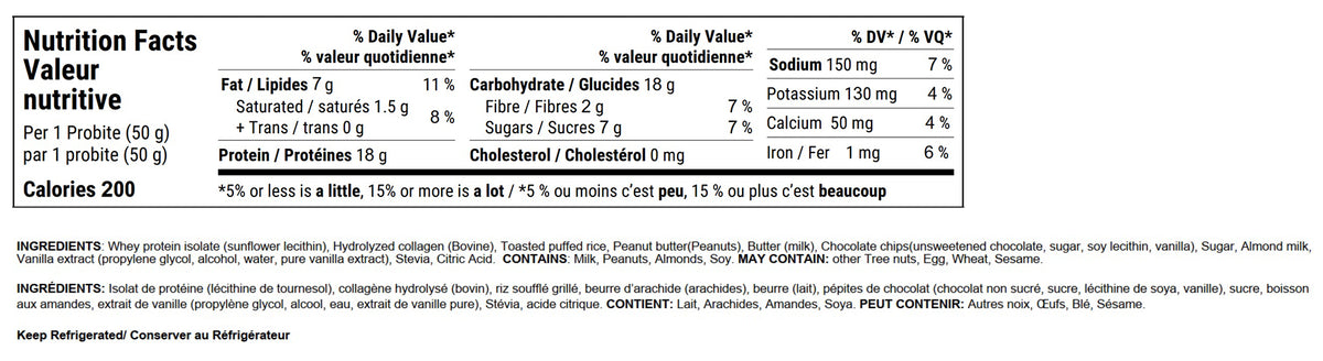 Pro Bites - Bouchées riches en protéines et à base d'aliments naturels - 100 g