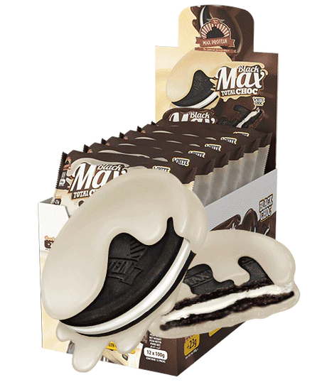 Max Protein - Black Max Protein Cookies 100g - Box 12