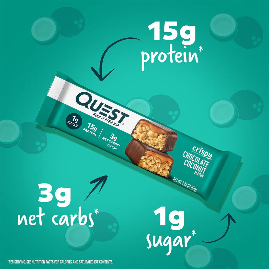 Quest Nutrition - Barre protéinée Crispy Hero - 50 g