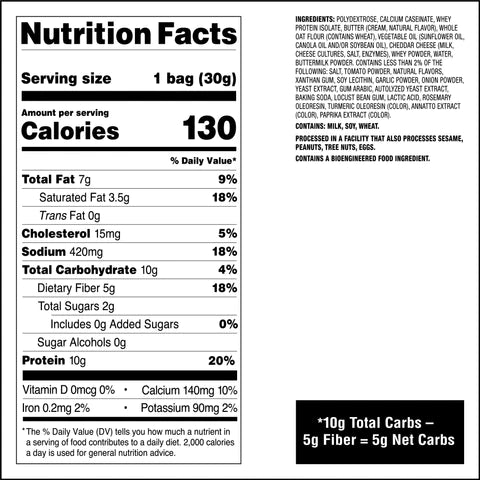 Quest Nutrition - High Protein Cheese Crackers - Box 4