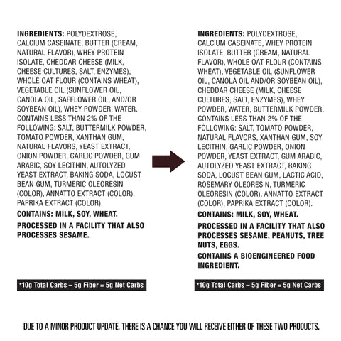 Quest Nutrition - Craquelins au fromage riches en protéines - Boîte de 4