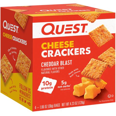 Quest Nutrition - High Protein Cheese Crackers - Box 4