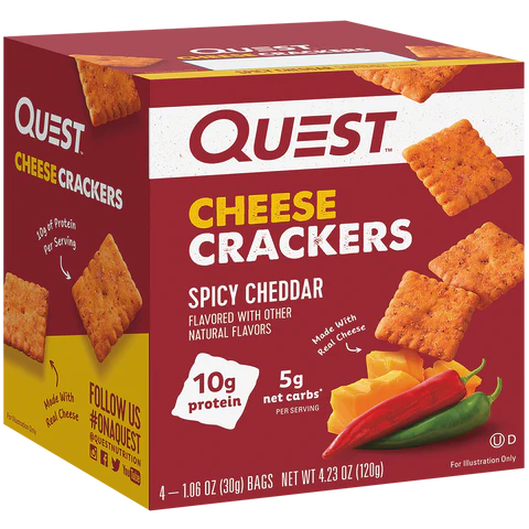 Quest Nutrition - High Protein Cheese Crackers - Box 4