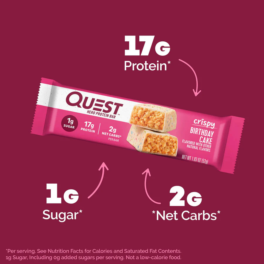 Quest Nutrition - Barre protéinée Crispy Hero - 50 g